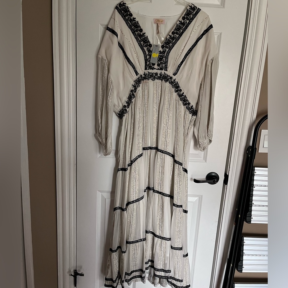 Anthropologie Embroidery Dress - Picture 3 of 5